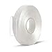 Maxwel Manufacturing Double Sided Tape Heavy Duty - 1/2 in 10 Ft Acrylic Sticky Mounting Tape Clear Removable Strong Two Sided Adhesive for Sign/Photo/Poster/Picture Mount(Pack of 1 Roll)