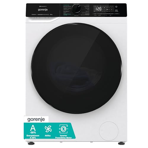 Gorenje WD2PA854ADW, DE Waschtrockner, Connect Life, 16 Programme, 8kg waschen, 5kg trocknen, 54 Liter, 1400 U, min, AirDry, SterilTub, AllergySteam,