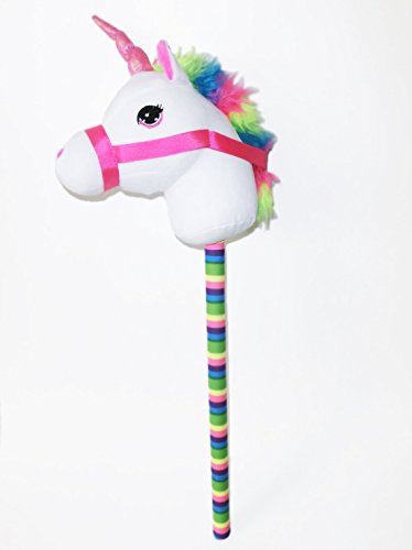 Ponyland White Unicorn 68 cm Stick Horse with Sound