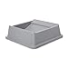 Rubbermaid Commercial Products Untouchable Square Swing Lid for 35G & 50G Containers, Gray (FG266400GRAY)