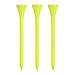 Wood Golf Tees, Neon Yellow, 3.25