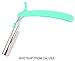 1 Pc Salon Hairdressing Razor - Hair Cut Thinning, Feathering, Trimming, Shaving PaleGreen