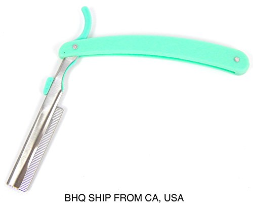 1 Pc Salon Hairdressing Razor - Hair Cut Thinning, Feathering, Trimming, Shaving PaleGreen