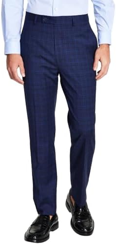 navy blue plaid dress pants Men's Jos. A. Bank Tailored Fit Plaid Dress Pants at Jos. A. Bank, Black/Blue/Navy, Size 40x32