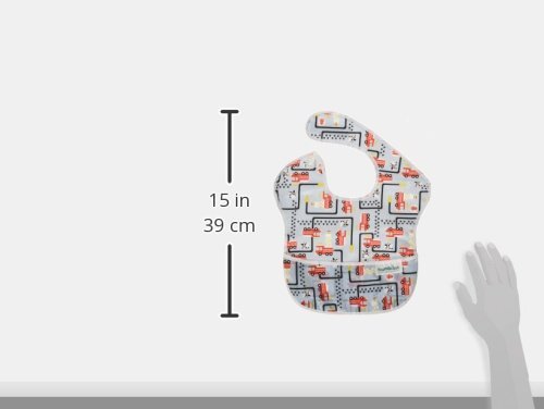Bumkins Waterproof SuperBib, Fire Engine (6-24 Months) - Thumbnail 6
