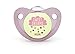 NUK Cute-as-a-Button Glow-in-The-Dark Orthodontic Pacifiers, Baby Girls, 0-6 Months, 2-Pack, 0.09 Pounds