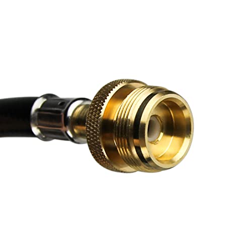 BLUEFIRE 8FT High Pressure Propane Tank Adapter Hose 1lb Devices to 20lb LP Fuel Cylinder