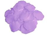 BalsaCircle 2000 Silk Rose Petals Wedding Decorations Bulk Supplies - Lavender