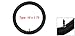 16 x 1.75/2.125 Rubber Bike Bicycle Inner Tube Tire Black