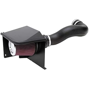 K&N Cold Air Intake Kit with Washable Air Filter:2007-2008 Chevy/GMC/Cadillac (Silverado 1500, Suburban, Tahoe, Avalanche, Sierra 1500/Denali, Yukon, Escalade) V8, Black HDPE Tube, 57-3058