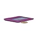 MEKU RFID Blocking Wallet Slim Front Pocket Leather Card Holder with ID Window Purple
