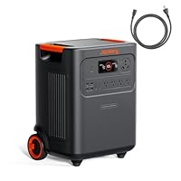 Jackery HomePower 3600 Plus Portable Power Station with AC Cable, 3600W AC Output, 3584Wh LFP Solar Generator, Expandable up to 21kWh, Essential Home Backup for Home Use (Solar Panel Optional)