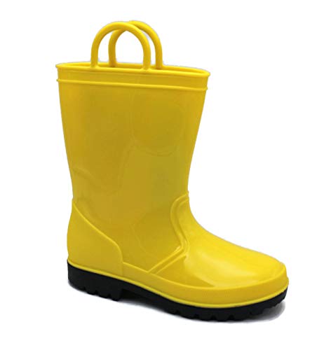 SkaDoo Yellow Kids Rain Boots 8 M US Toddler