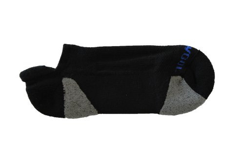 KENTWOOL Men's Low Profile Sock (Black, Large)