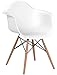 Poly and Bark Vortex Arm Chair, White