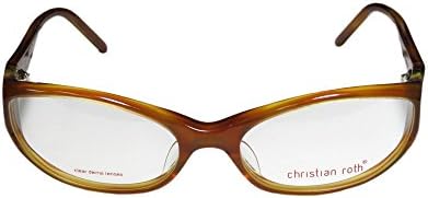 Christian Roth 14030 Womens/Ladies Designer Full-rim Eyeglasses/Eyeglass Frame (54-17-125, Havana)
