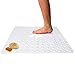 Evelots Square Shower Mat-Large-Drain Hole-Non Slip-Super Thick-164 Suction Cups