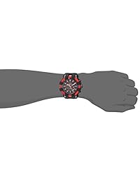 Invicta "Bolt Acero Inoxidable y Silicona Reloj Casual De Cuarzo De Los Hombres, color: negro (Modelo: 23869)