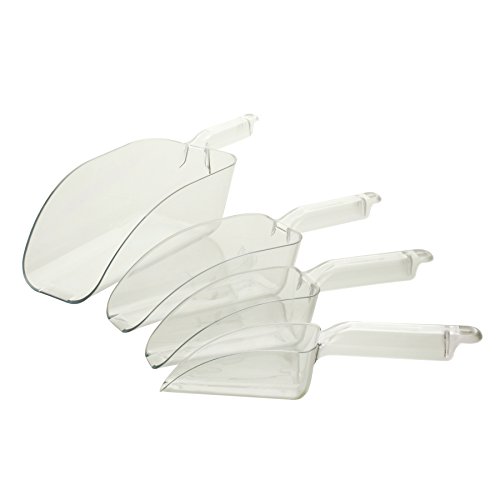 Excellante Ice Scoop, Polycarbonate, 12 oz, Clear - Thumbnail 3