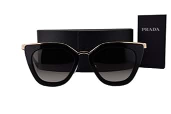 Prada PR53SS Sunglasses Black w/Gray Gradient Lens 1AB0A7