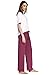 CYZ Women's Basic Stretch Cotton Knit Pajama Sleep Lounge Pan-BordeauxMelange-M