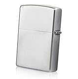 Zippo 205 Classic Satin Chrome Windproof Pocket Lighter