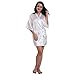 Elountik Satin Kimono Wedding Party Getting Ready Robe Bride Robe Bridal Kimono Bridesmaid Proposal Gifts