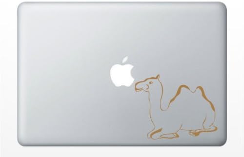 Camel Laptop Decal | Car Vinyl Sticker (Gold Metallic)