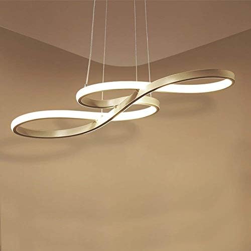 JYKOO Postmodern Restaurant Chandelier Circular Warm Light Pendant Lamp LED Restaurant Lighting,Modern Fixture Ceiling Kitchen Island Lights,13" 3000K Warm Safety,White