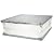 Pre-drilled Glass Block 8x8x3 for Christmas Lights and Holiday Decor - Case of 10 Blocks