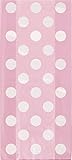 Light Pink Polka Dot Cellophane Bags, 20ct