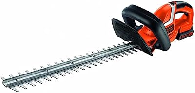 Aparador de sebe de 18V com bateria de lítio de 2.0Ah e lâmina de 18mm de 45cm tem espaçamento entre dentes com 18 níveis de potência, GTC1845L20
