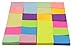 4A Sticky Notes,1 1/2 x 2 Inches,Small Size,The Adhesive On Shorter Side,Neon Assorted,Self-Stick Notes,100 Sheets/Pad,24 Pads/Box,4A 301x24