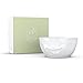 TASSEN Big Porcelain Serving Bowl, Out of Control Face Edition, 87.5 oz. White (Single Bowl)
