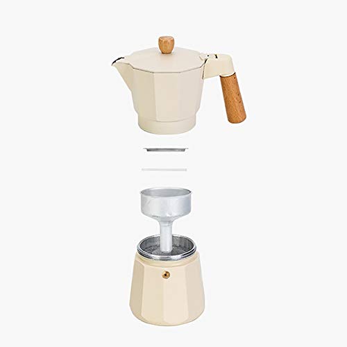 DYB Espressokocher Portable Moka Pot Home Kochplatten Moka Kaffeemaschine Kaffee Pot Büro Make Kaffeegerät Italienische… – Bild 4