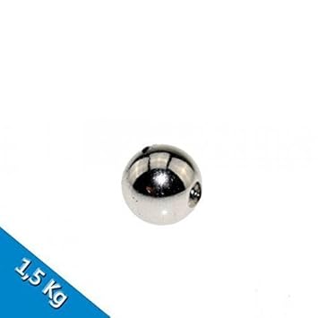 Smagtron Magenttechnik 50 Magnetkugeln - Kugelmagnet Ø 10,0 mm Nickel N40 - hält 1,5 kg