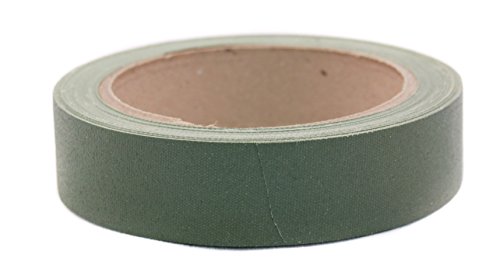1" Olive Green Colored Premium-Cloth Book Binding Repair Tape | 15 Yard Roll (BookGuard Brand)