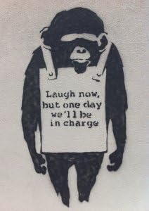 Banksy Laugh Now But One Day Poster Print - Size A3 (420 x 297 mm)