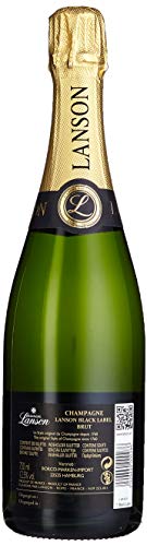 Lanson Black Lable Brut Champagne in Geschenkhülle (1 x 0.75 l) – Bild 3