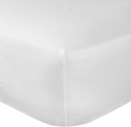 6 Pack TWIN SIZE WHITE 39X80+12 FITTED SHEET T-200 HOTEL GRADE