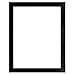 US Art 13x19 - Inch Picture Frame, Smooth Wrapped Finish, 1.25 - Inch Wide Flat, Satin Black, 100% American Wood Composite MDF