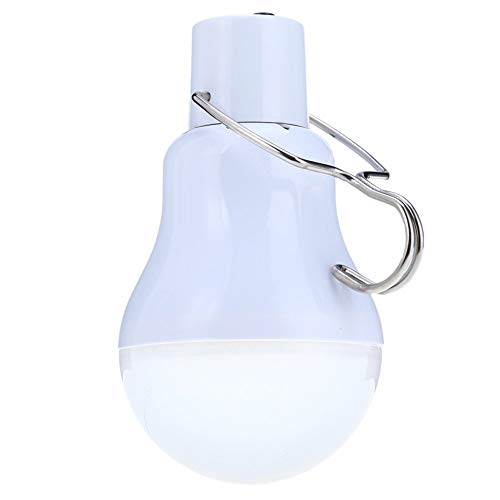 SZYOUMY 130LM 15W Portable LED Bulb Smart Light Sensor Control USB Rechargeable Solar Panel Energy Garden Lamp LED for Outdoor Lighting Fishing Camping Chicken Coop Lamp Lights ¡