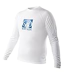 Body Glove Men's Basic Long Arm Rashguard, White, Medium