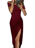 Happy Sailed Flowers Off Shoulder Ruffle Party Homecoming Maxi Dress S-XL
