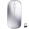 Wireless-MouseRechargeale-Noiseless-Inphic-Ultra-Slim-USB-24G-PC-Computer-Laptop-Cordless-Mice-with-USB-Nano-Receiver-1600-DPI-Travel-Mouse-for-Office-Windows-Mac-Linux-Macbook-Silver INPHIC Wireless Mouse,Rechargeale & Noiseless, Ultra Slim USB 2.4G PC Computer Laptop Cordless Mice with USB Nano…