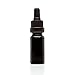 Infinity Jars 10 ML (0.34 Fl oz) UV-Black Glass Tincture Bottle & Dropper Leak‑Proof Travel Vial for Essential Oils, Serums, Micro-Doses, Herbal Extracts Pack