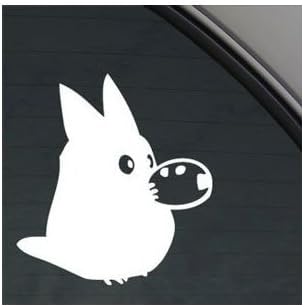 Totoro Studio Ghibli White Color Car Window Wall Die Cut Vinyl Laptop Bike Decoration Home Decor Helmet Sticker Decal