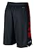 Nike Boy's Elite Stripe Basketball Shorts Black/University Red Size Small