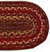 Cider Barn Jute Braided Stair Tread. Oval. 8