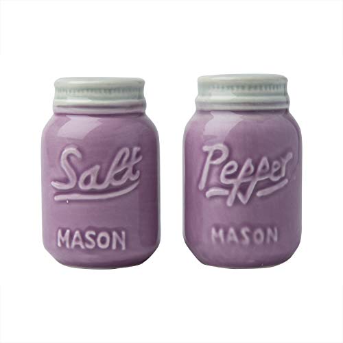 Comfify Vintage Mason Jar Salt & Pepper Shakers Adorable Decorative